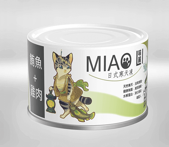 青川淺 貓副食罐 喵麗鮪魚雞肉2 貓副食罐 2