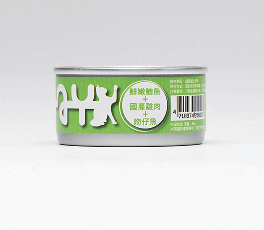 青川淺 貓副食罐 愛玩貓鮪魚雞肉吻仔魚1 貓副食罐 1